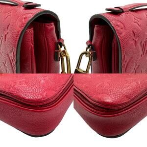 Louis Vuitton Metis bag red Monogram Empreinte leather